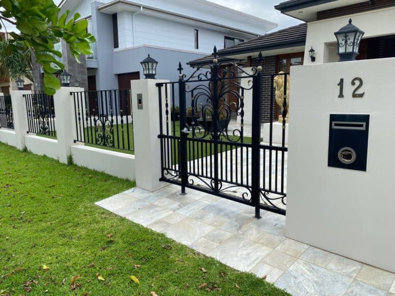 Front Yard Wrought Iron Fence